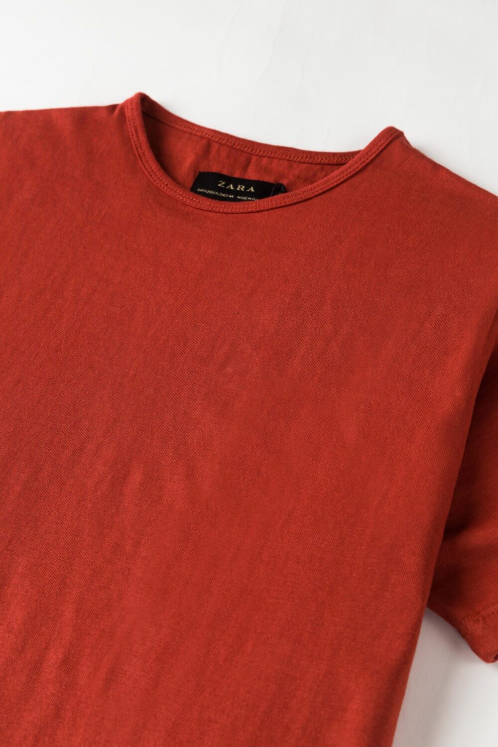ZR Basic Cotton T Shirt – Burnt Orange