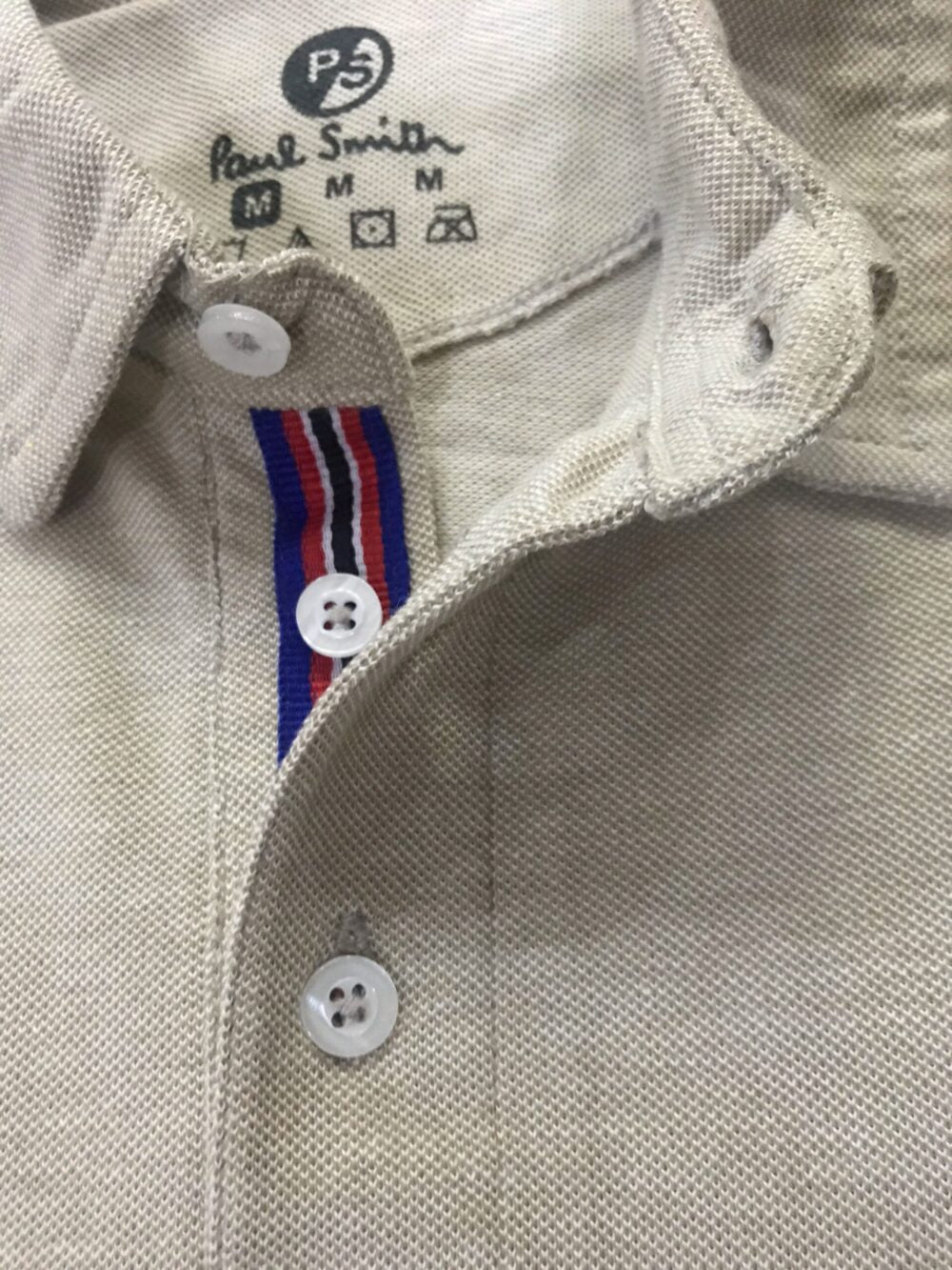 Paul Smith Cotton Polo Shirt – Pearl