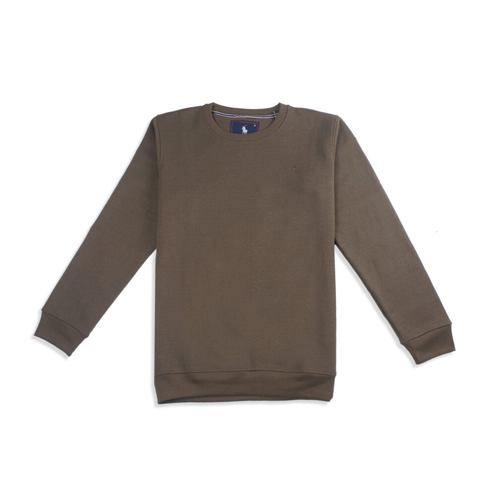 RL Premium Cotton Fleece Sweatshirt – Walnut