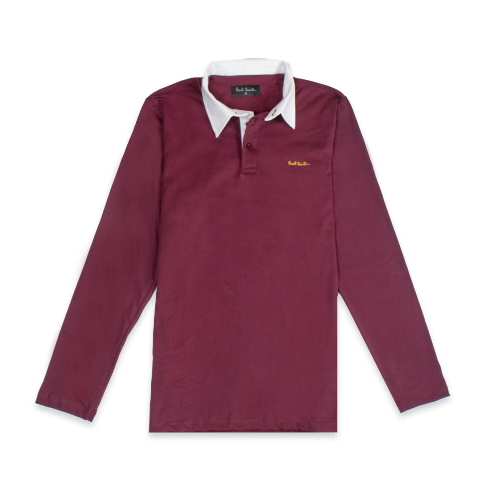 Paul Smith Original Full Rugby Polo – Maroon