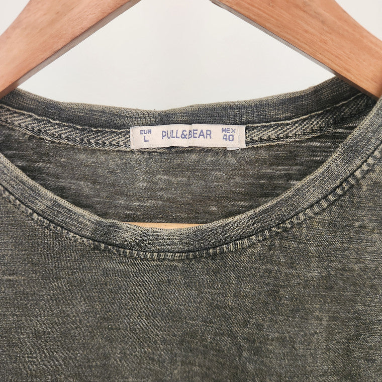Pull & Bear Acid Wash- Olive Green