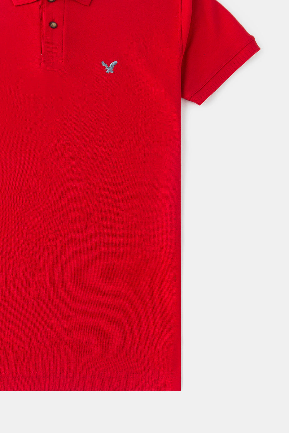 AE Imported Pique Polo shirt – Crimson