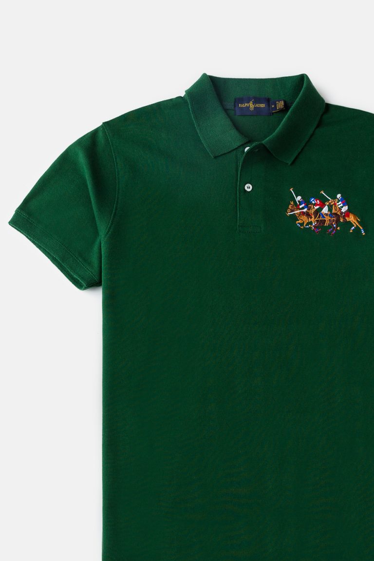 RL Imported Triple Pony Polo Shirt – Green