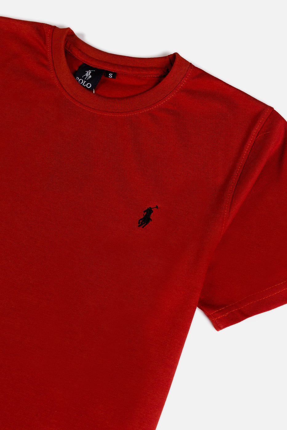 RL Premium Cotton T Shirt – Red