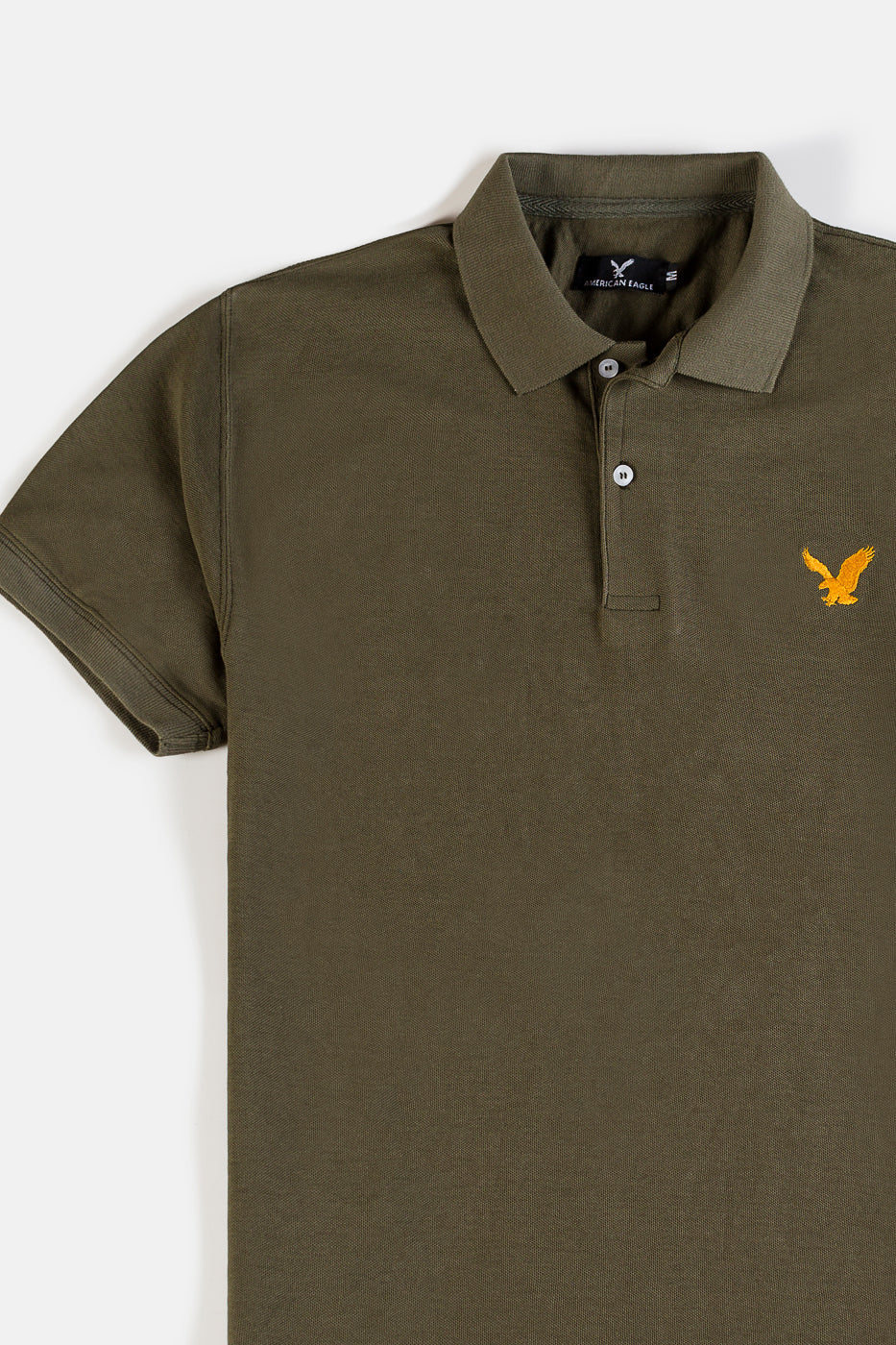 American Eagle Pique Polo shirt – Olive
