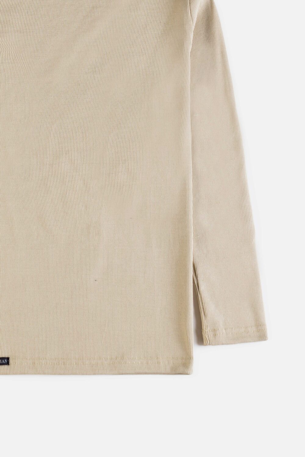 ZR Rib Cotton Turtle Neck Sweat – Ivory