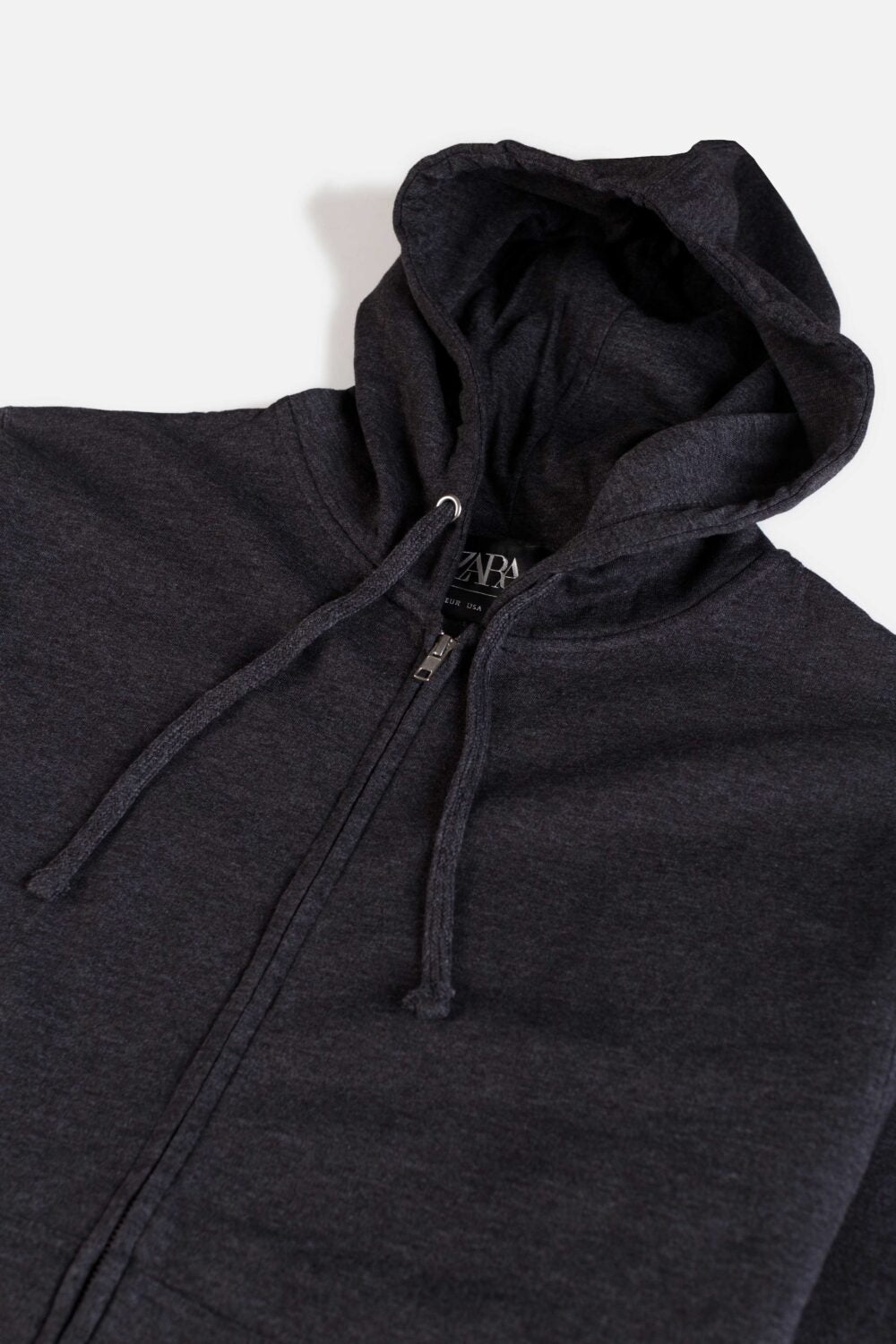 ZR Premium Fleece Zipper Hoodie – Charcoal