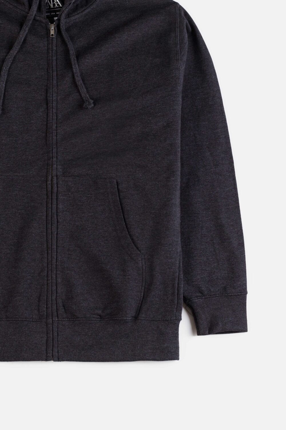 ZR Premium Fleece Zipper Hoodie – Charcoal