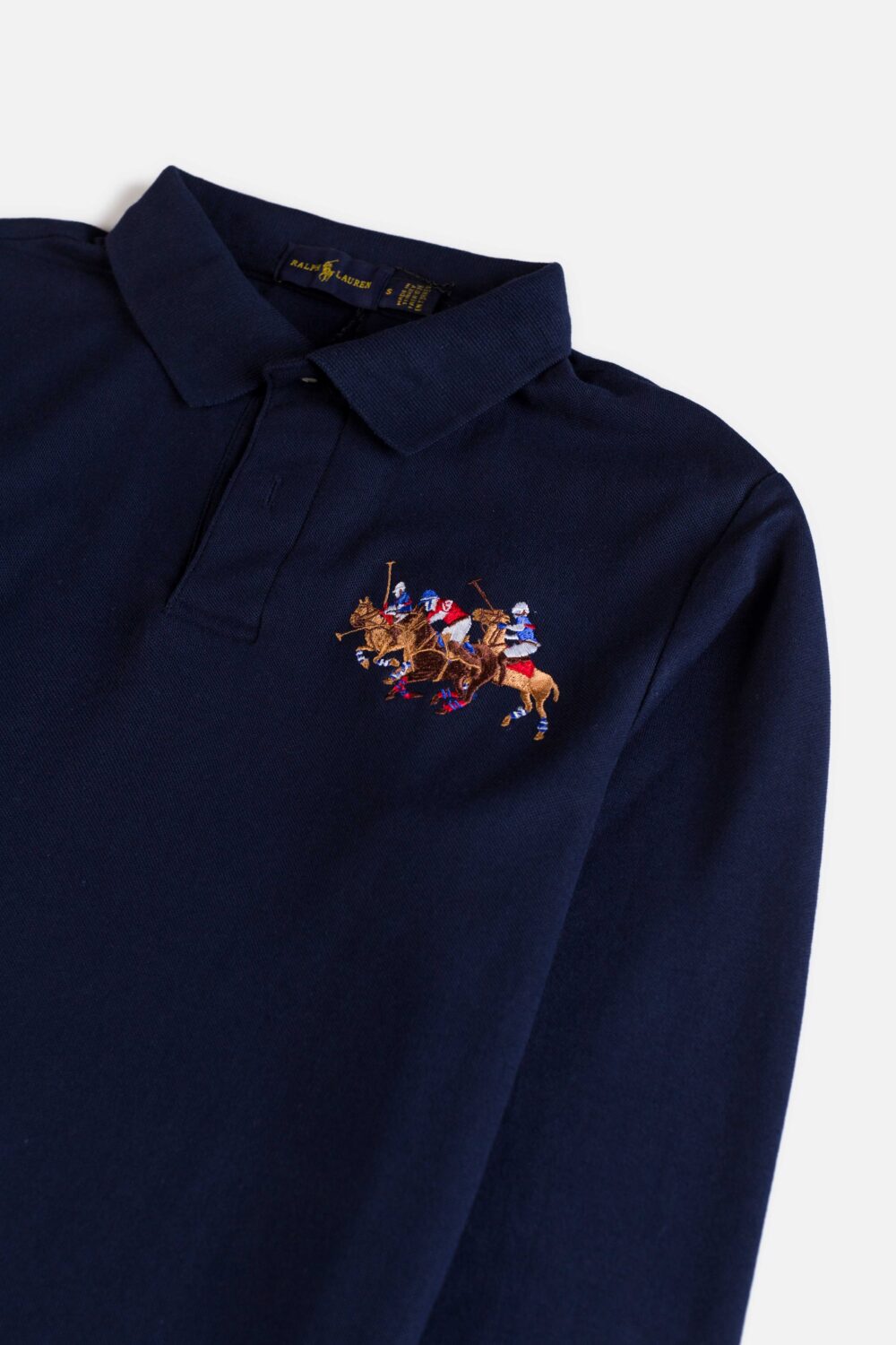 RL Premium Imported Full Polo – Navy Blue