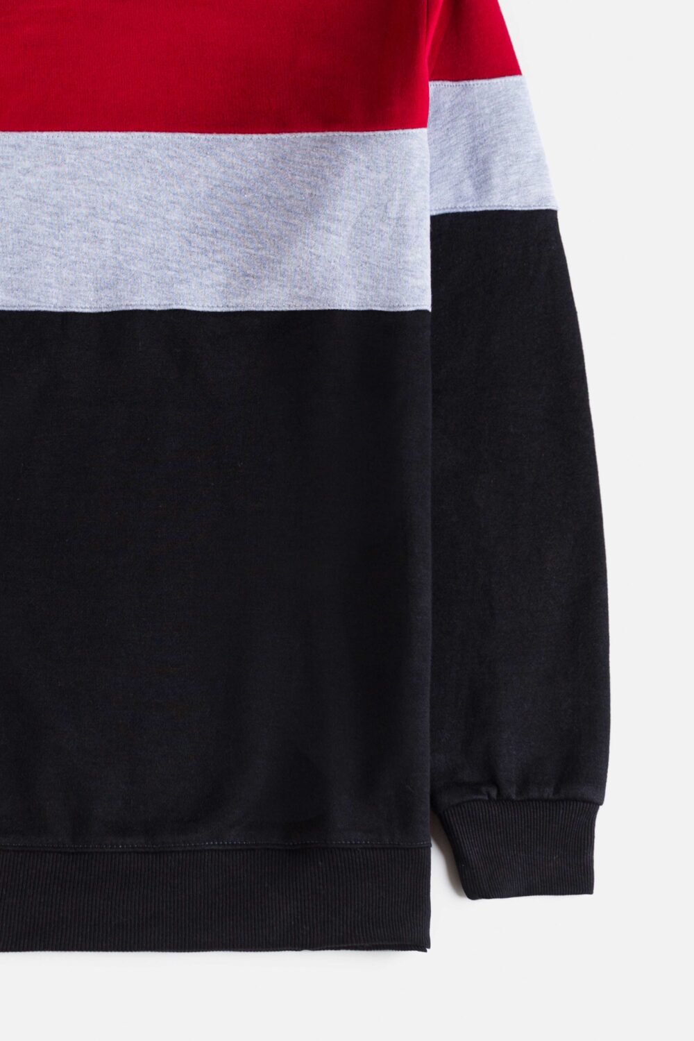 ZR Premium Fleece Sweatshirt – Paneled Maroon