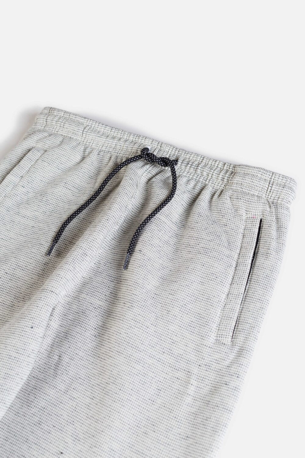 ZR Imported Premium Fleece Straight Trouser – Textured White