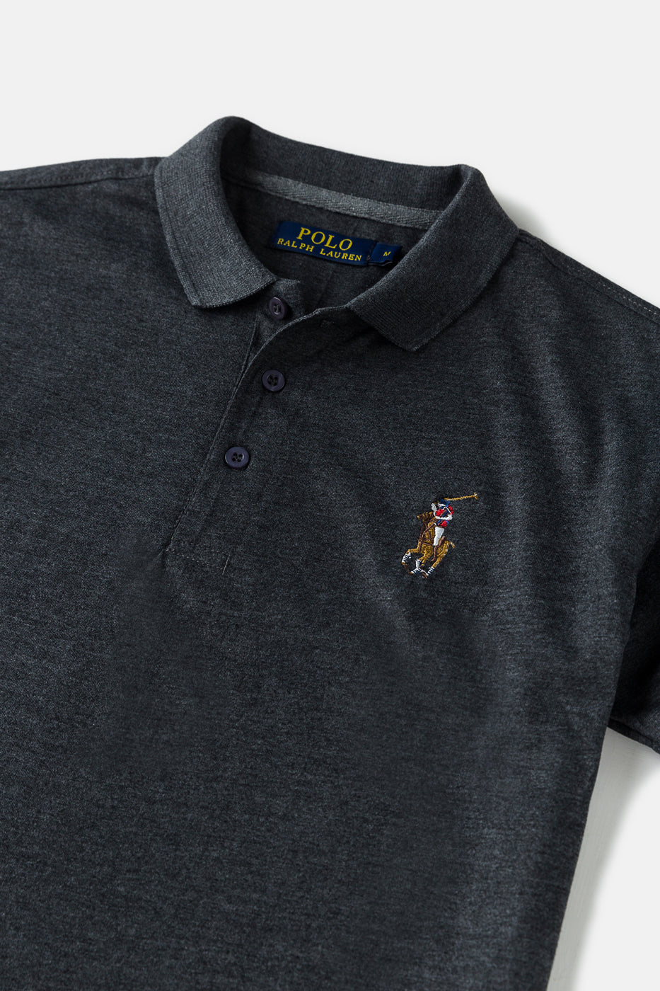 RL Multi Pony Polo Shirt – Charcoal
