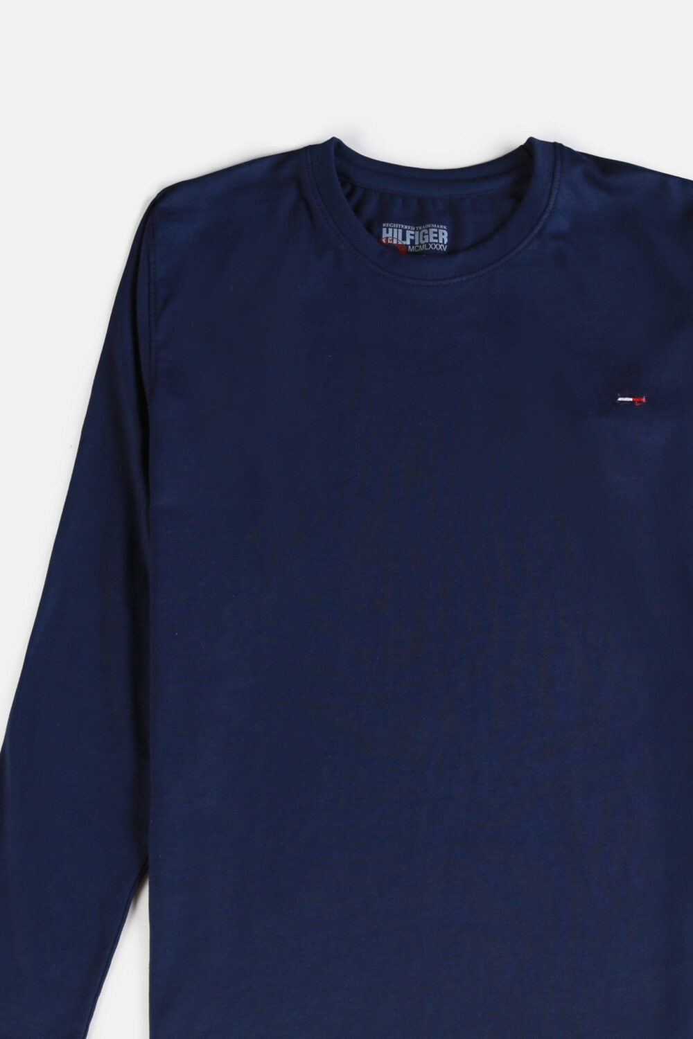 Tommy Cotton Full T Shirt – Navy Blue