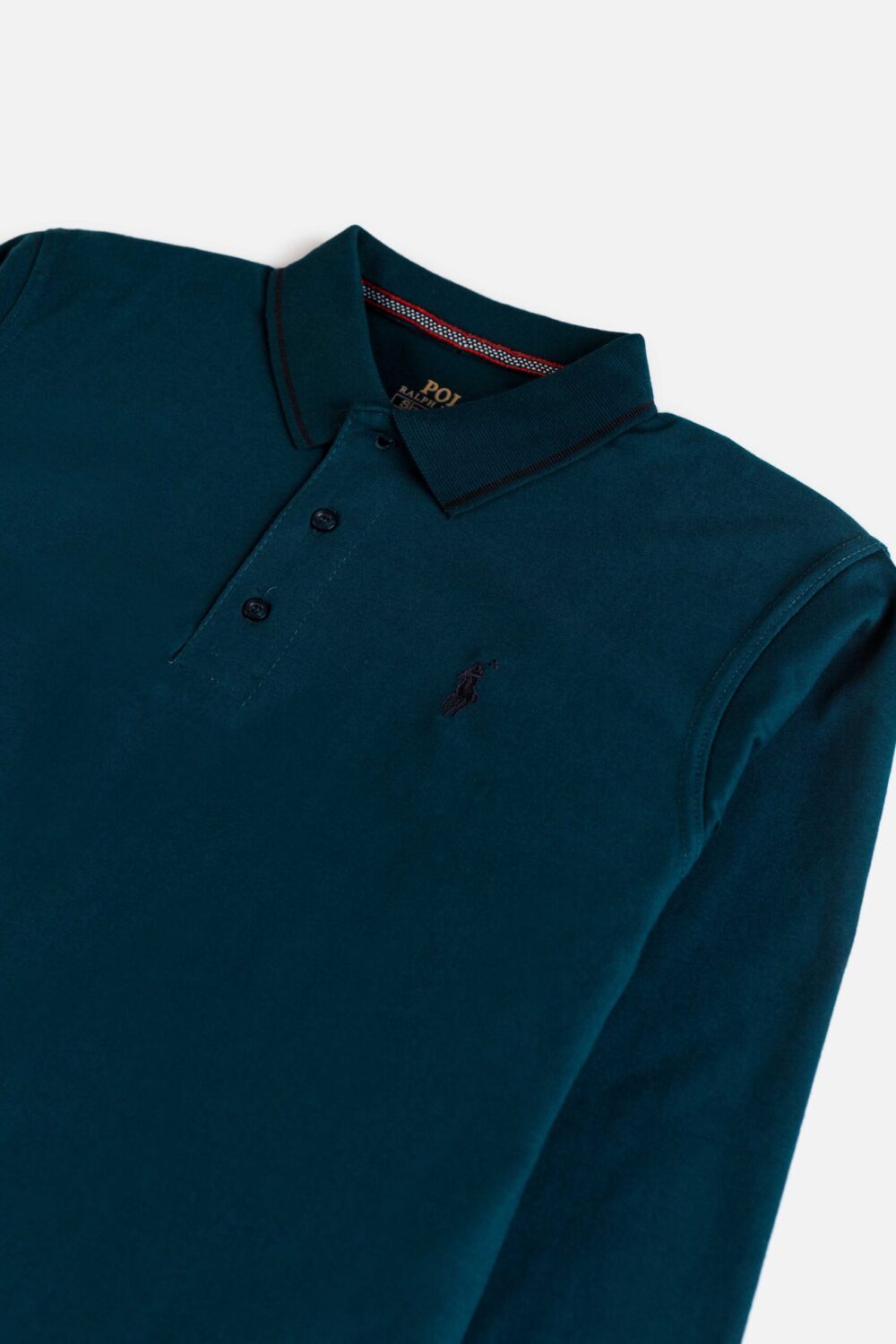 RL Premium Cotton Full Polo – Pine Green