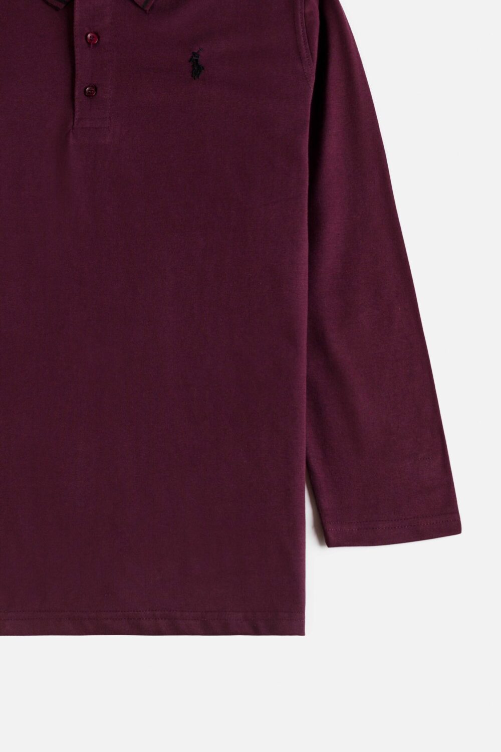 RL Premium Cotton Full Polo – Maroon
