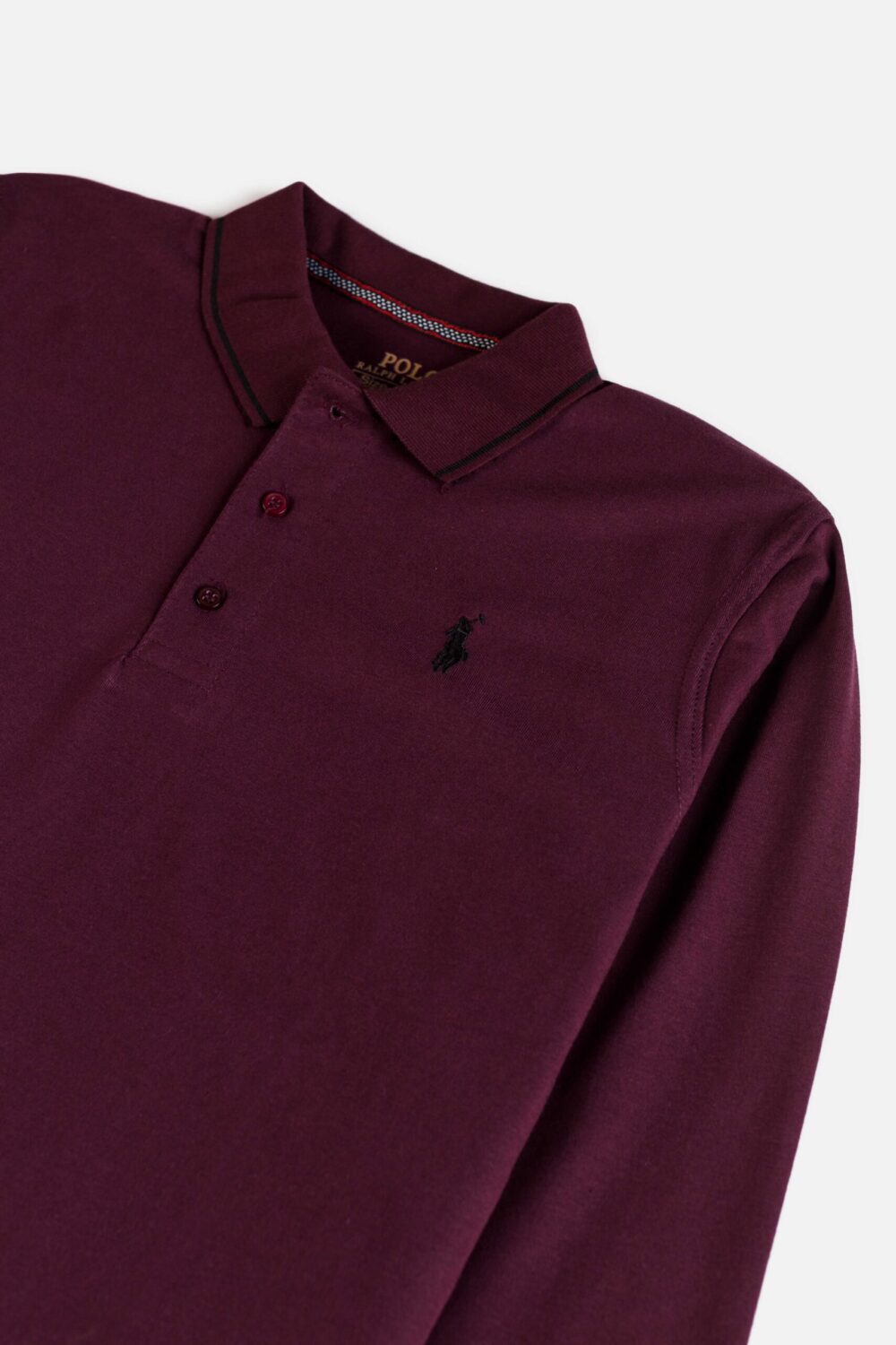 RL Premium Cotton Full Polo – Maroon