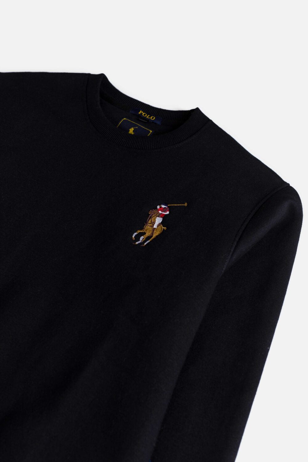 RL Premium Multi Pony Sweatshirt – Black