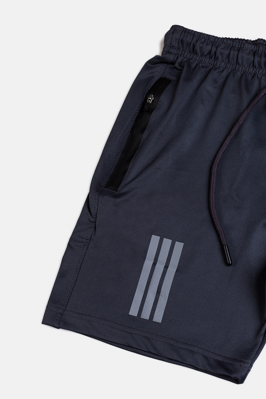 ADDAS Dri Fit Premium 3 Stripes Shorts – Dark Grey