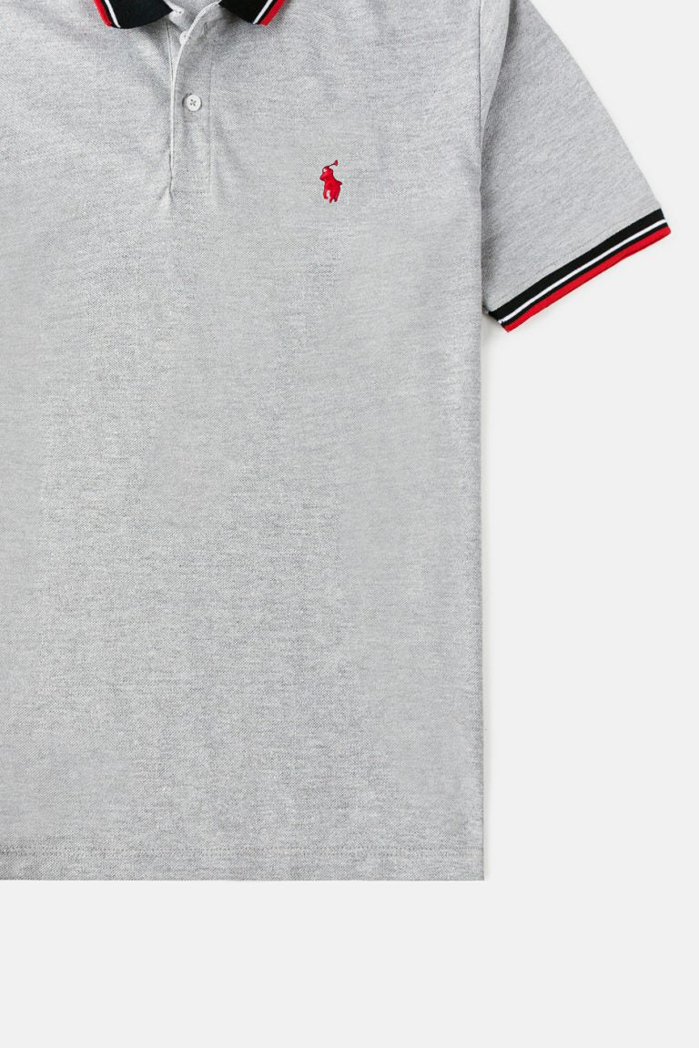RL Imported Tipping Polo Shirt – Grey Harbour