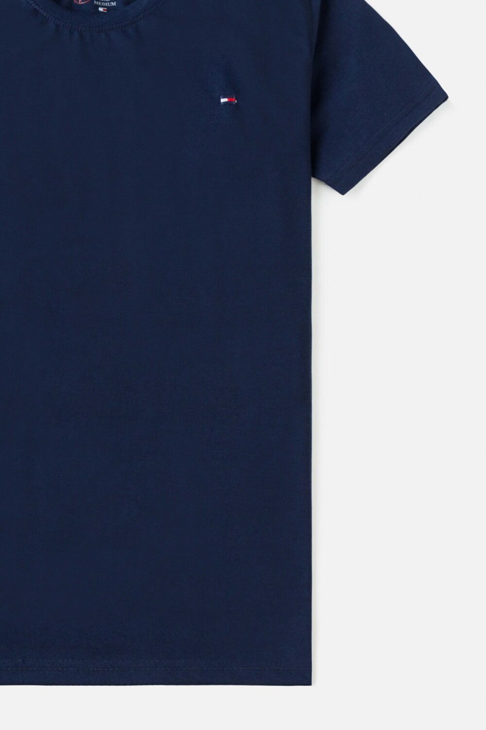 Tommy Premium Cotton T Shirt – Navy Blue