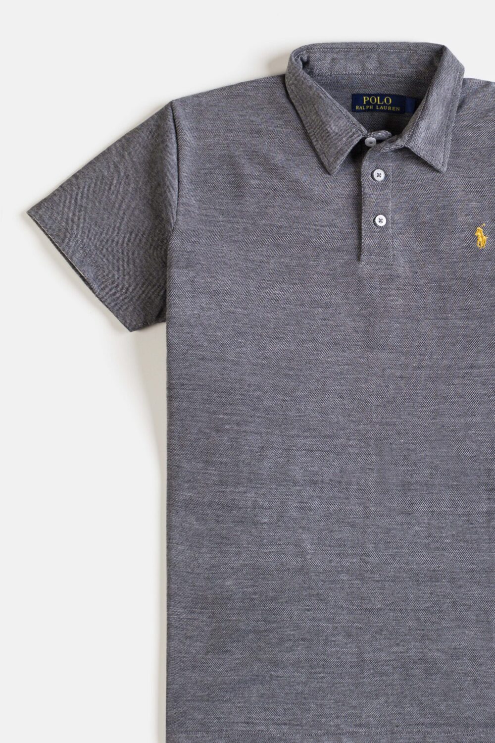 RL Premium Self Collar Polo Shirt – Lava Grey