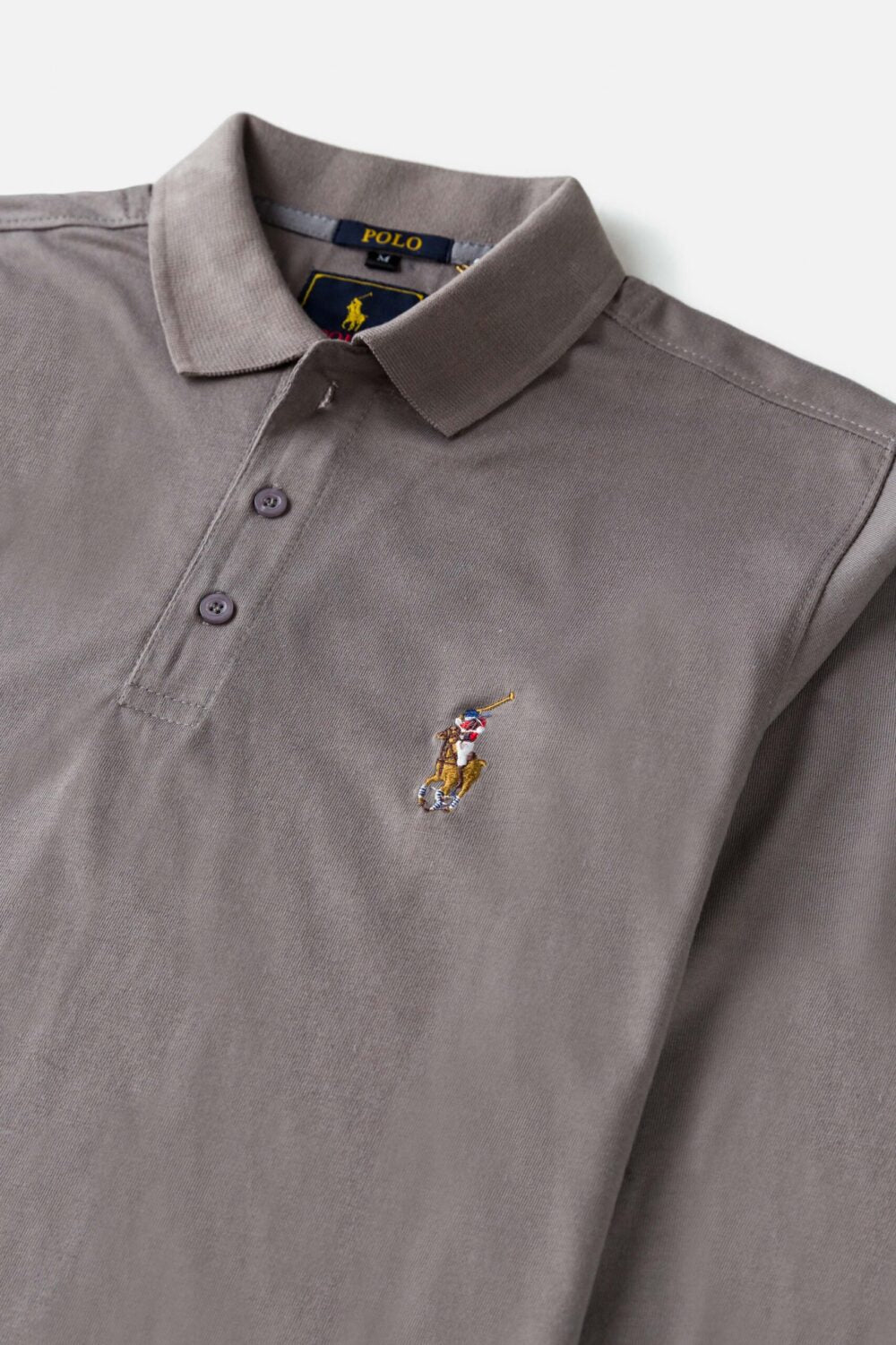 RL Premium Multi Pony Full Polo – Yard Grey