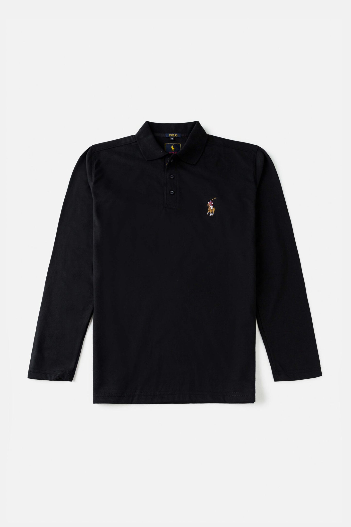 RL Premium Multi Pony Full Polo – Black