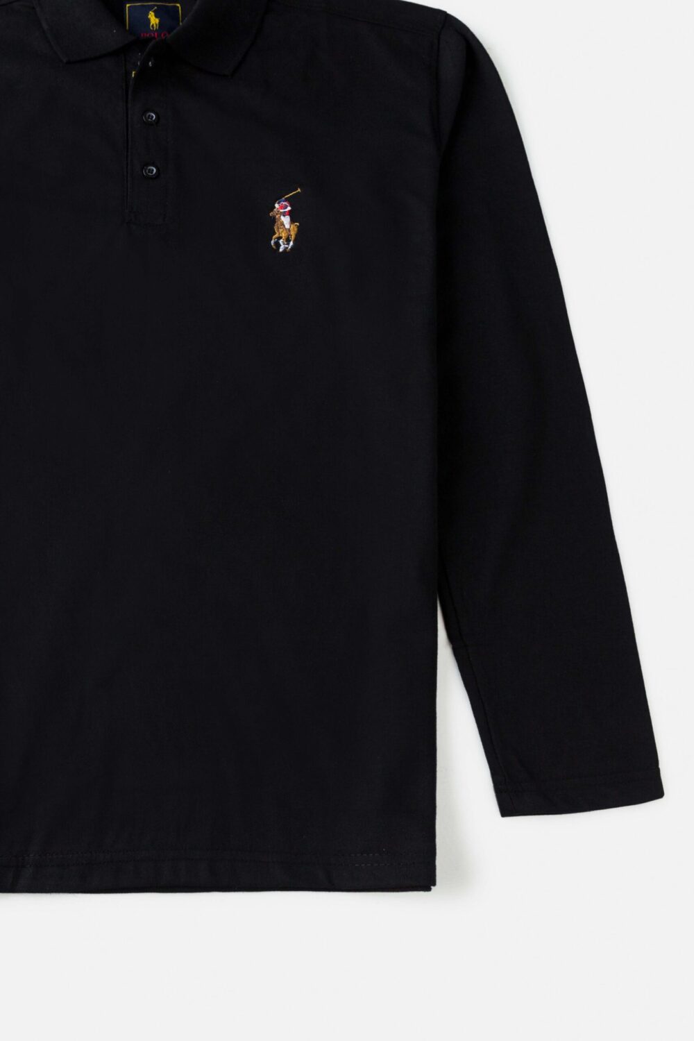 RL Premium Multi Pony Full Polo – Black