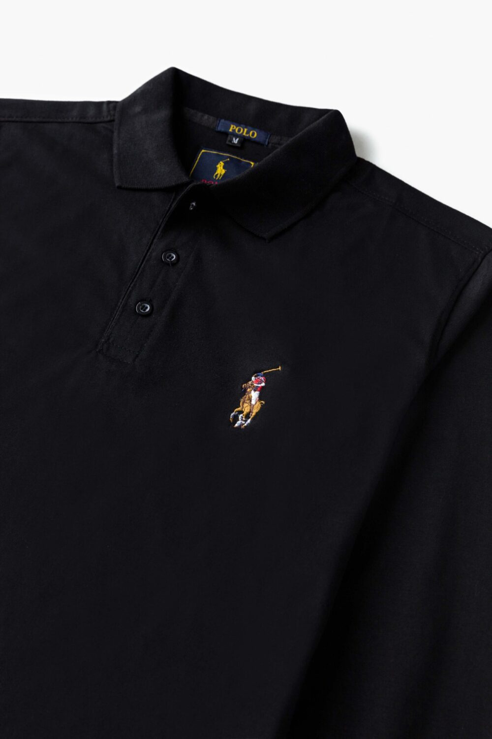 RL Premium Multi Pony Full Polo – Black