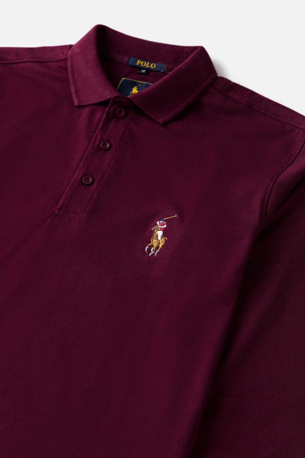 RL Premium Multi Pony Full Polo – Maroon