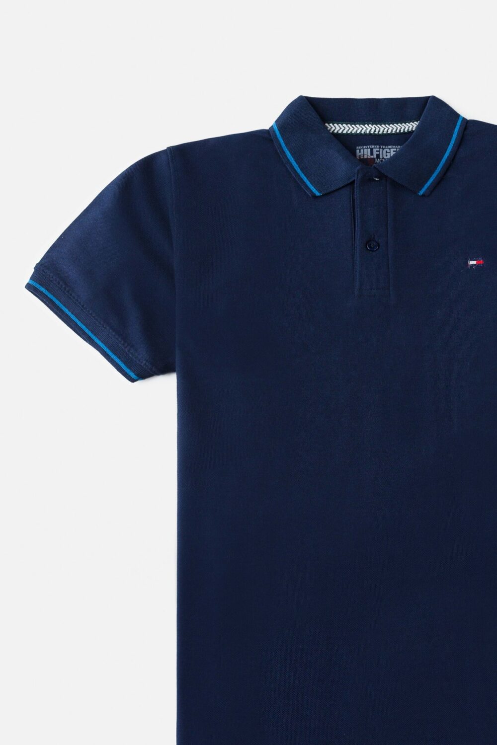 Tommy Tipped Pique Polo shirt – Navy Blue