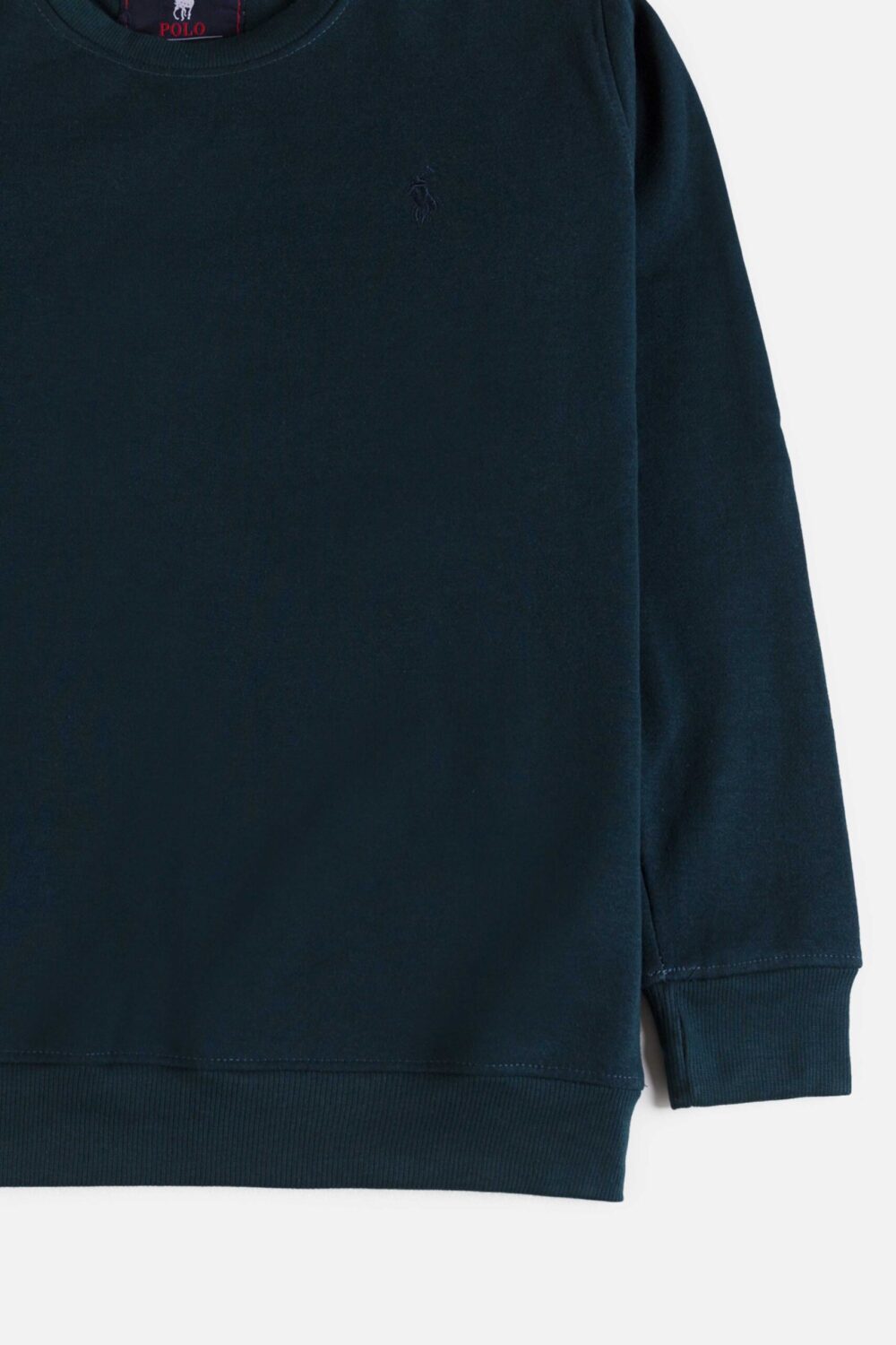 RL Premium Cotton Fleece Sweatshirt – Pine Green