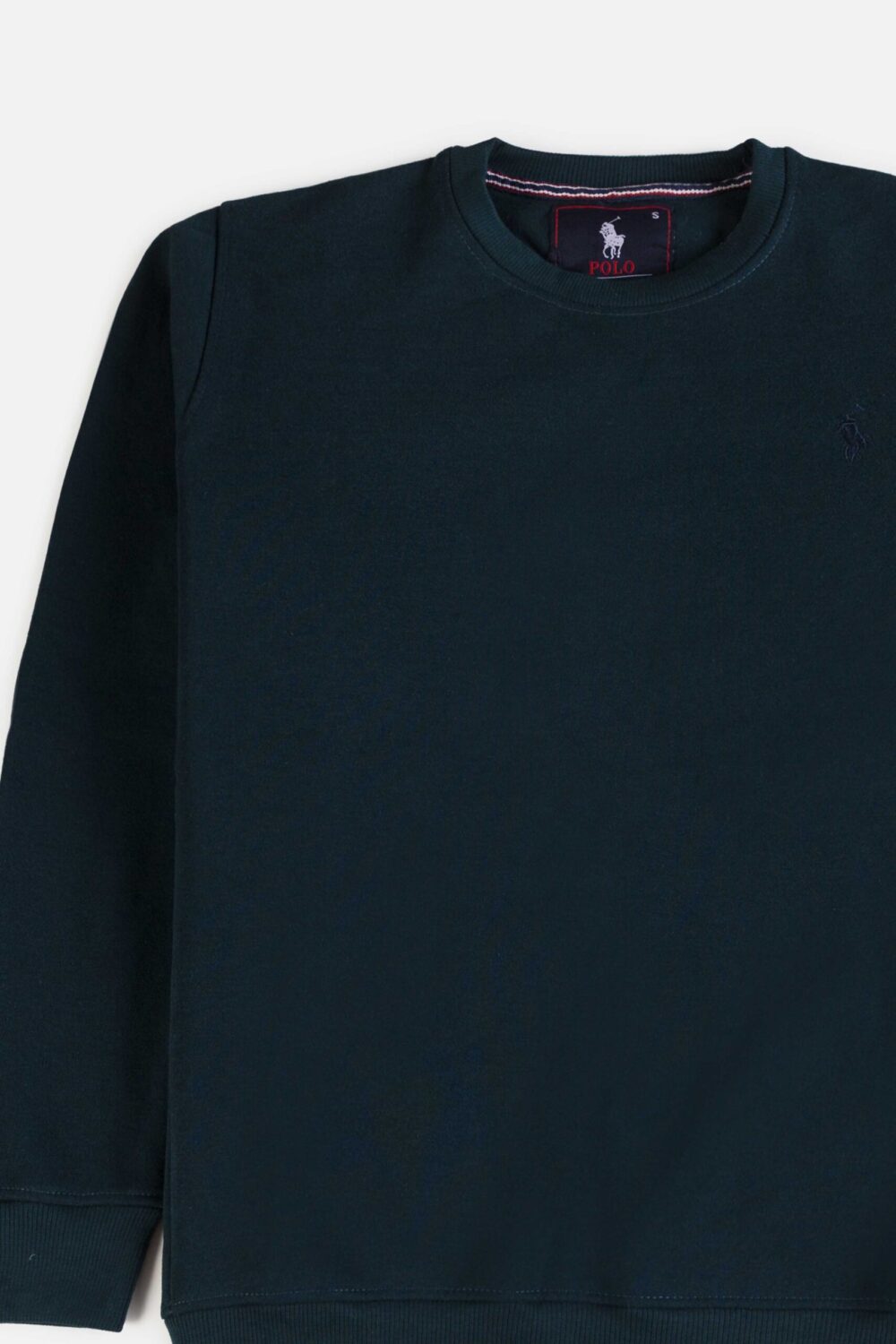 RL Premium Cotton Fleece Sweatshirt – Pine Green