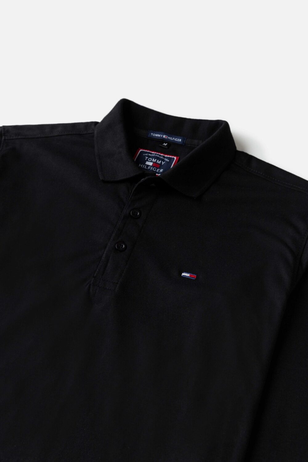 Tommy Premium Full Polo Shirt – Black