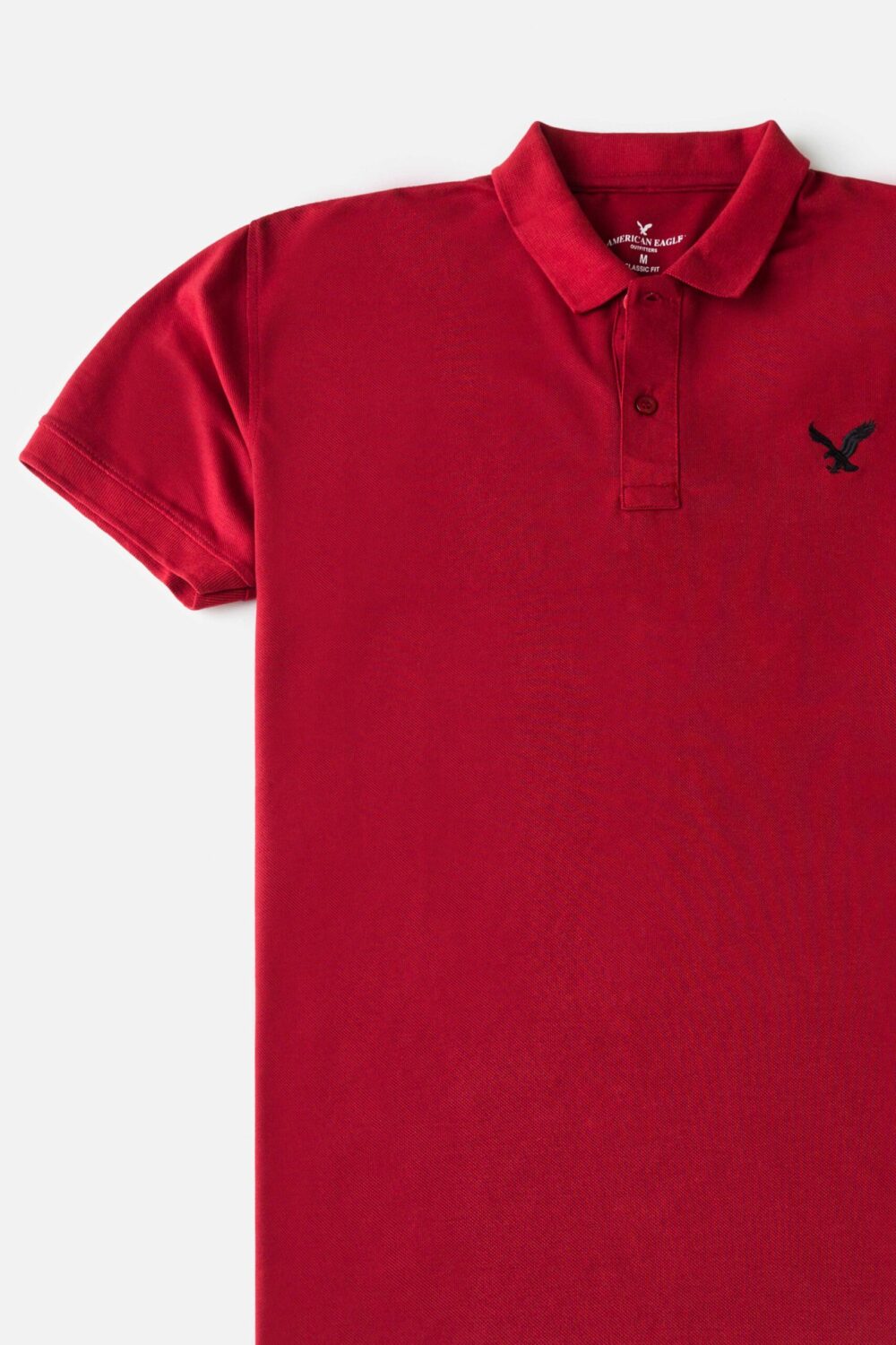AE Imported Pique Polo shirt – Blood Red