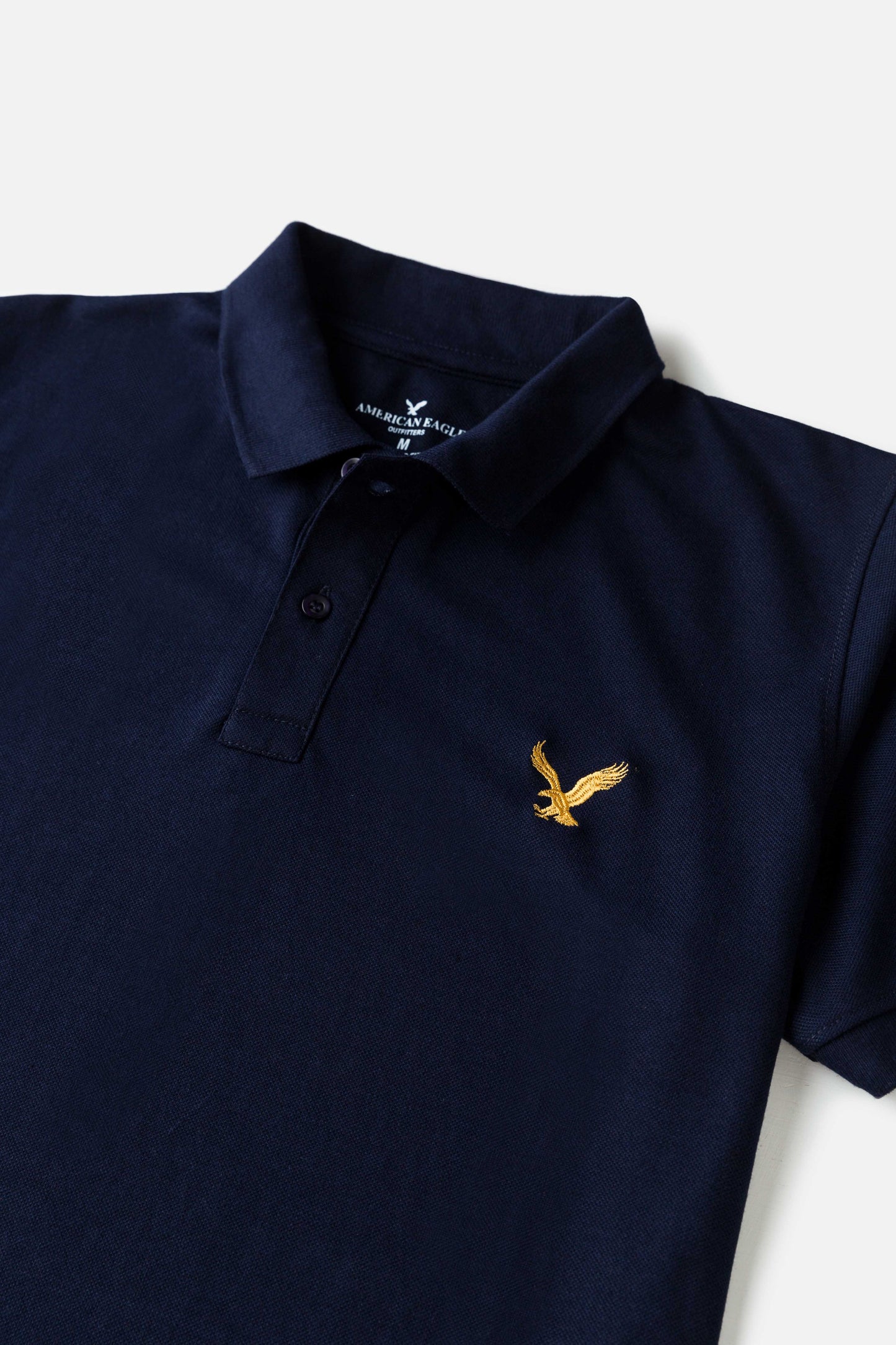 AE Imported Pique Polo shirt – Navy Blue