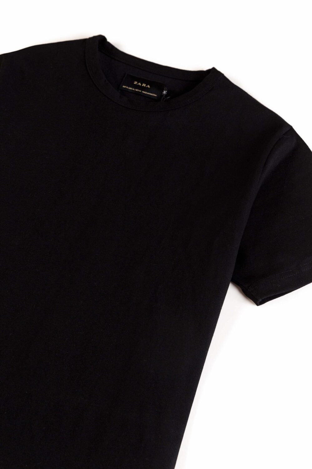 ZR Premium Basic Cotton T Shirt – Matte Black