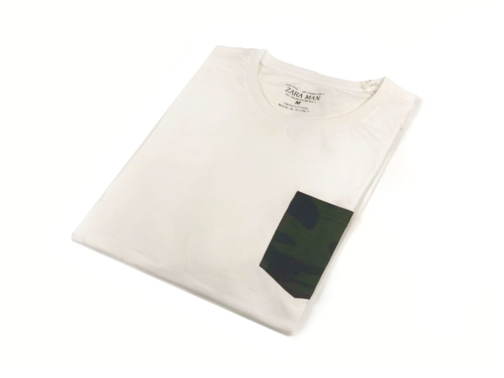 ZR Cotton Premium One Pocket T Shirt – White