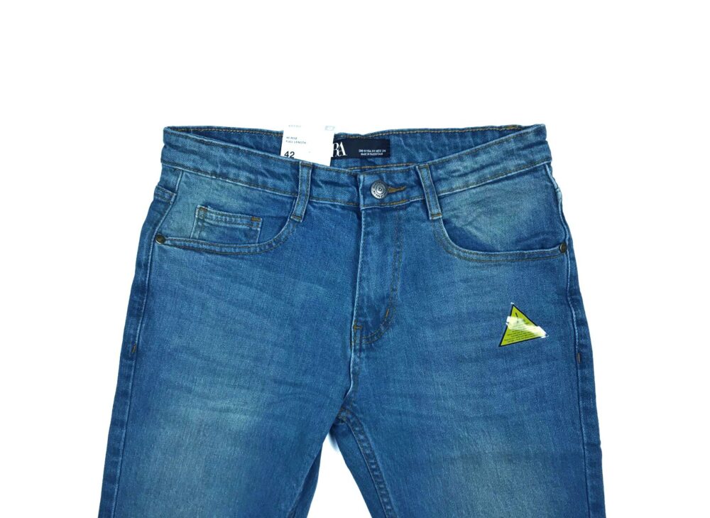 ZR Slim Fit Men’s Jeans – Light Blue