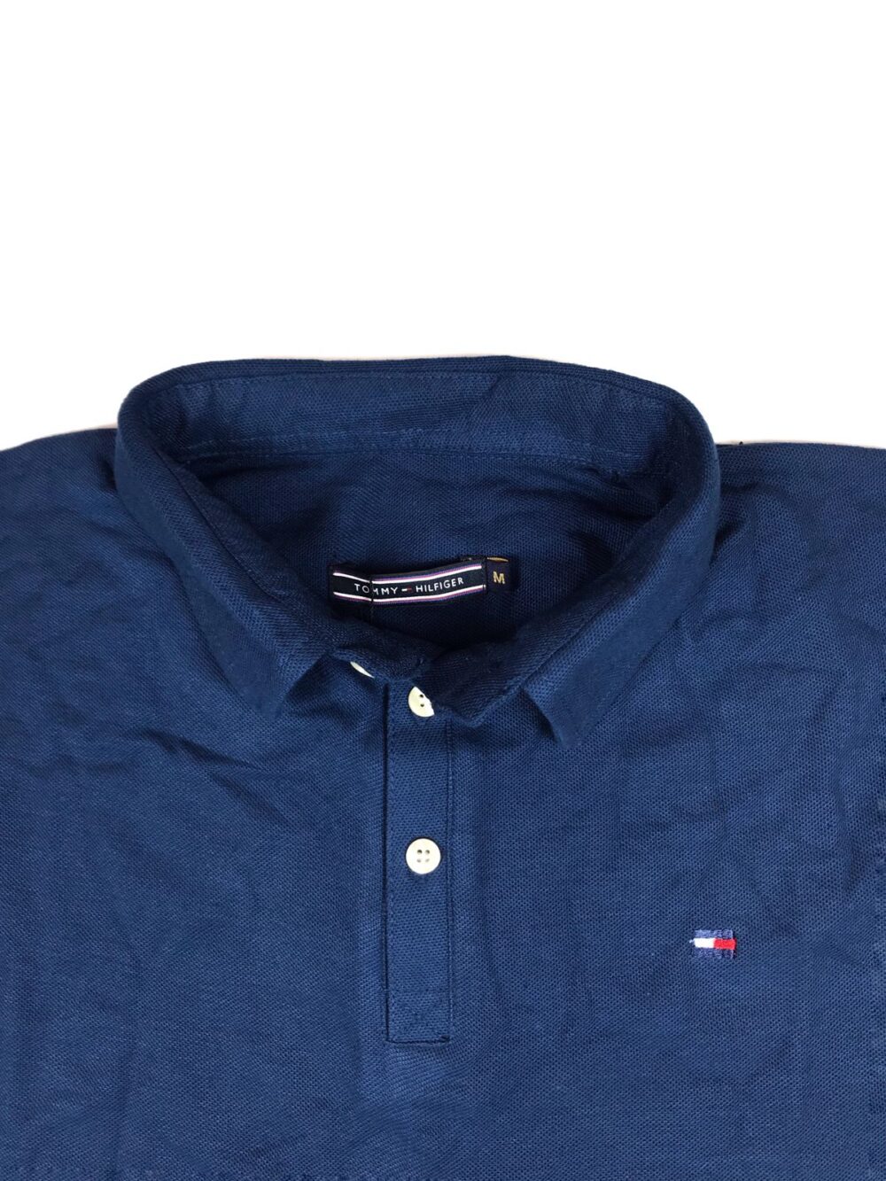 Tommy Self Collar Pique Polo shirt – Yale Blue