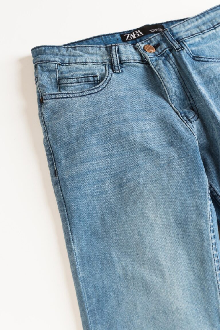 ZR Slim Fit Men’s Jeans – Faded Blue