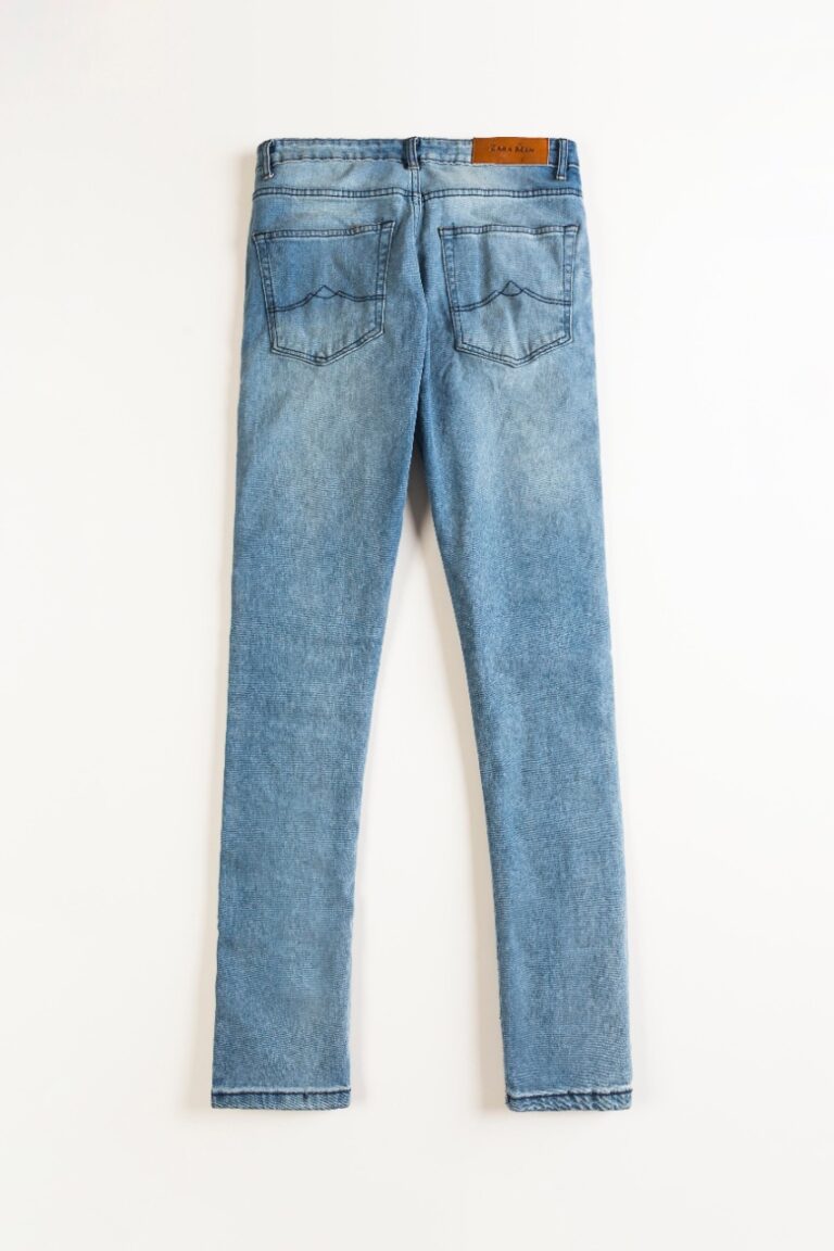 ZR Slim Fit Men’s Jeans – Faded Blue