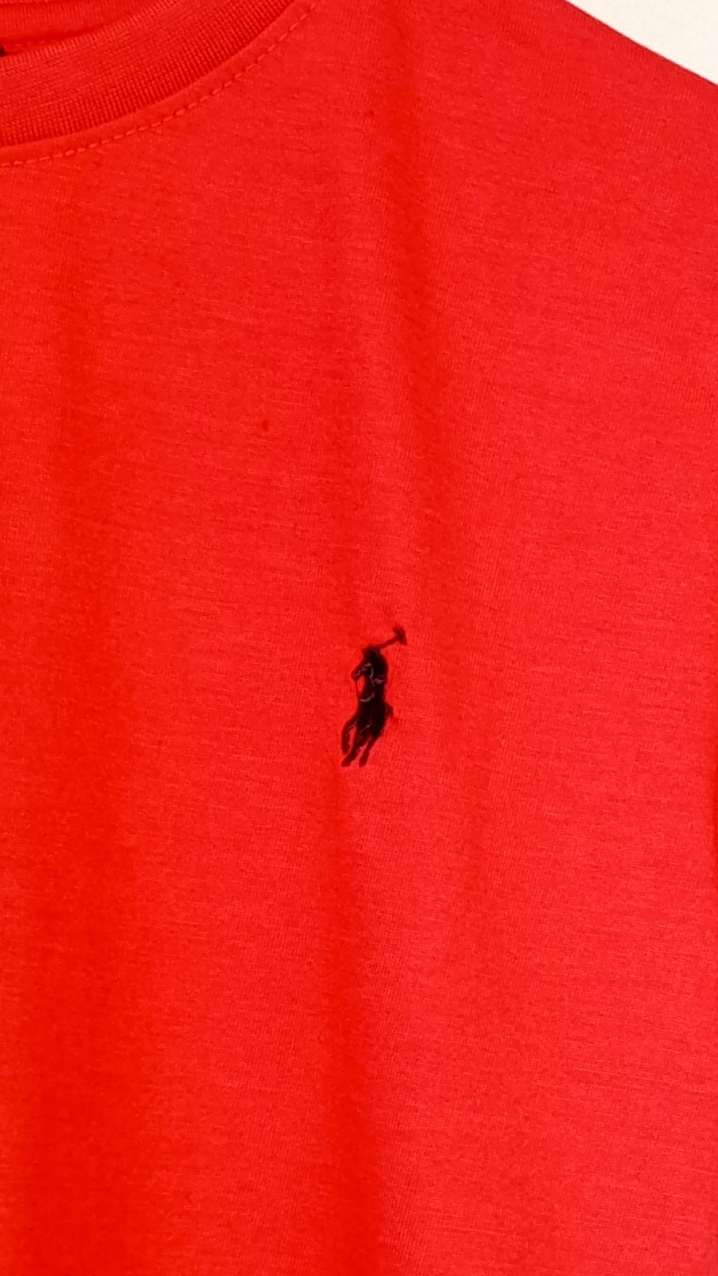 RL Premium Cotton T Shirt – Red