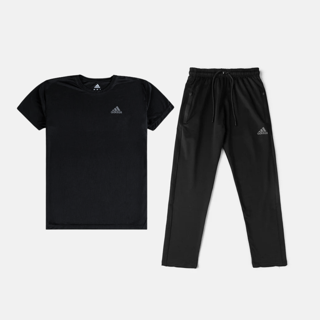 Adidas Premium Tracksuit - Black