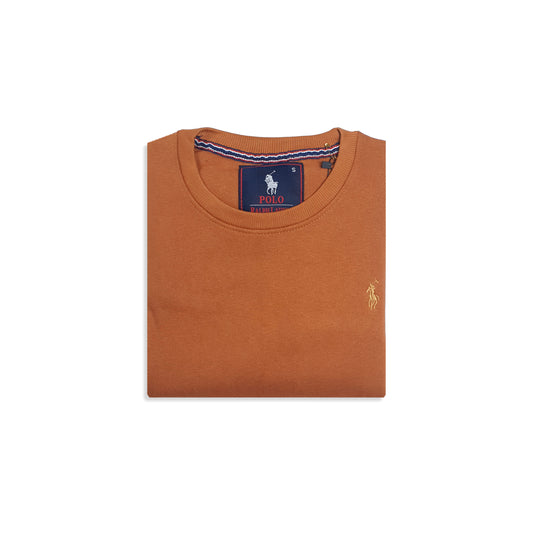 RL Premium Cotton Fleece Sweatshirt – Mustard