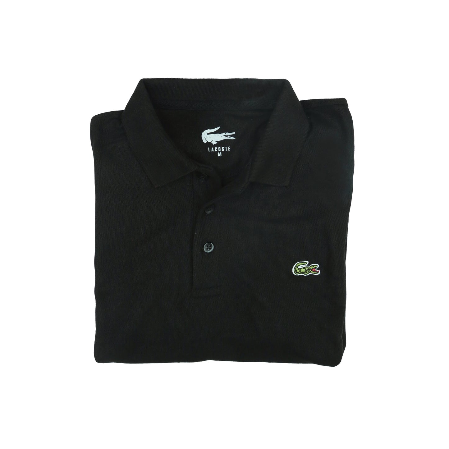 Lacoste Pique Polo Shirt – Black