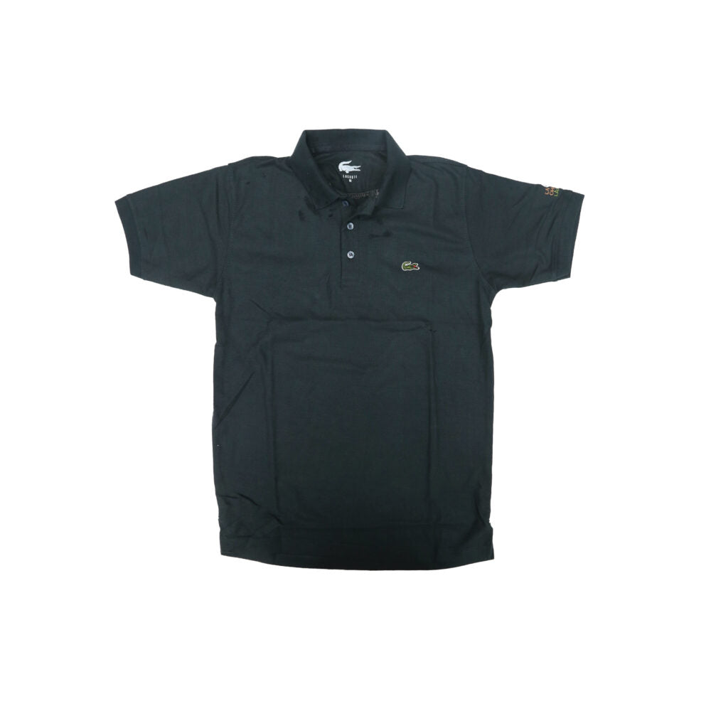 Lacoste Pique Polo Shirt – Black