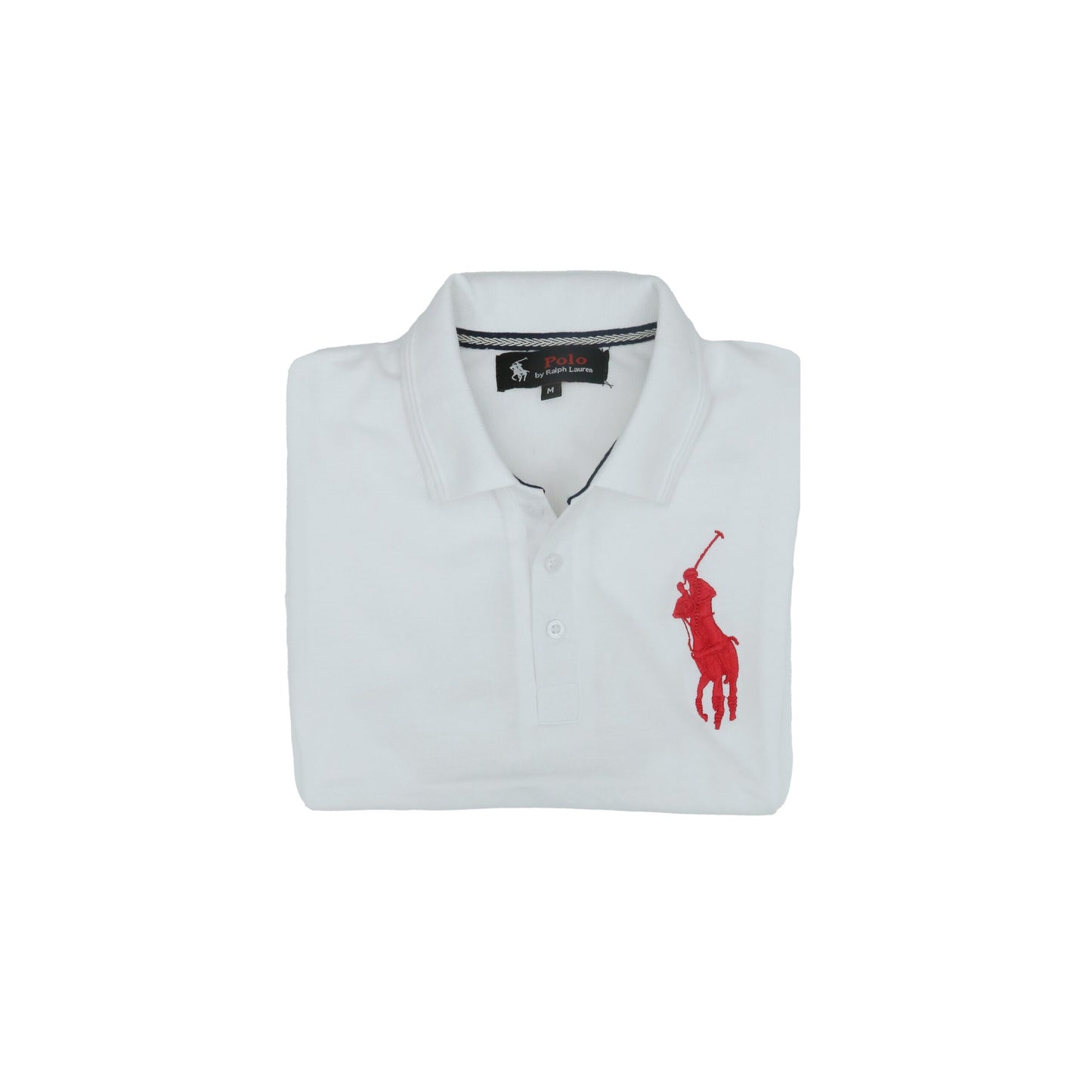 RL Pique Polo Shirt – White