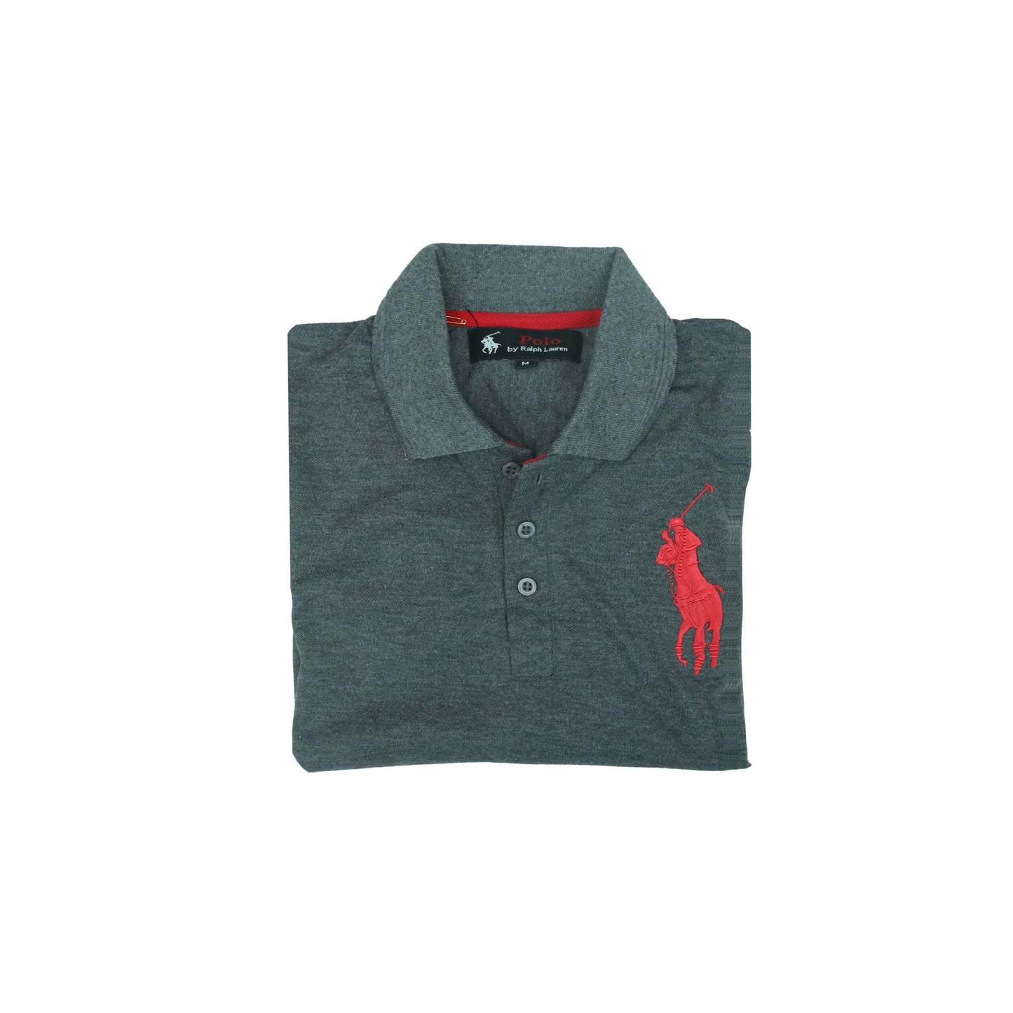 RL Pique Polo Shirt – Charcoal