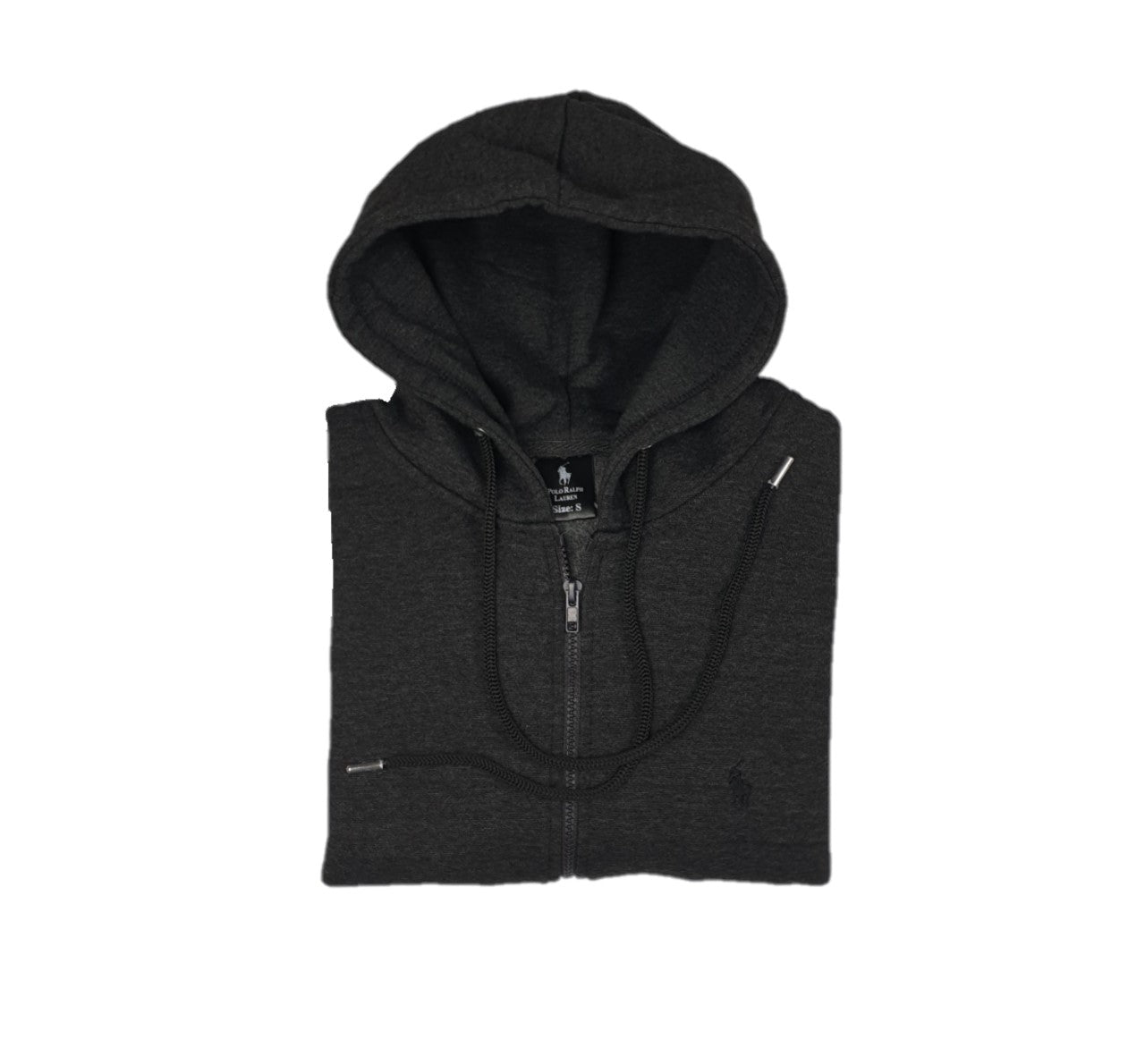 RL Premium Fleece Basic Hoodie – Charcoal